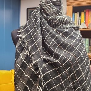 Great Striped Embroidered Scarf!